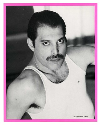 Lot 251 - Freddie Mercury Owned 1980s Preening Pouting Posing Posturing Old Tart Christmas Card (UK)