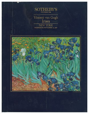 Lot 266 - Freddie Mercury Owned Sotheby's Van Gogh's Irises Catalogue & Private View Invitation