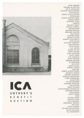 Lot 268 - Freddie Mercury Owned 1990 Sotheby's The ICA Auction Catalogue (UK)