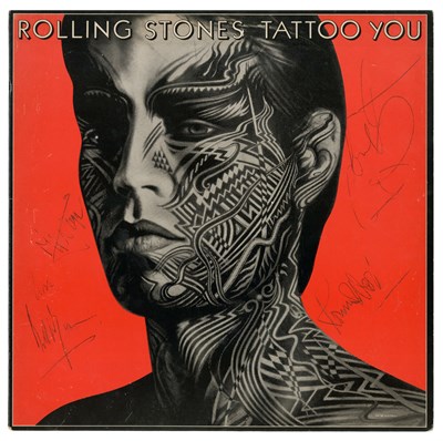 Lot 288 - Rolling Stones Autographed Tattoo You Album Alan Rogan Collection (USA)