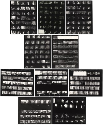 Lot 291 - Rolling Stones 1982 European Tour Contact Sheets