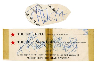 Lot 292 - The Rolling Stones Autographed 1963 Sheffield Programme (UK)