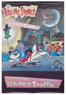 Lot 295 - The Rolling Stones 1986 Harlem Shuffle Large Promotional Poster (UK)