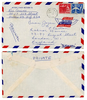 Lot 304 - Brian Jones 1960s Fan Letters (UK)