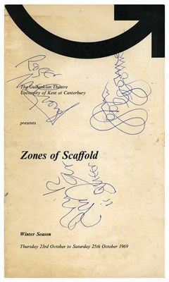 Lot 314 - The Scaffold 1969 Autographed Canterbury Concert Programme (UK)