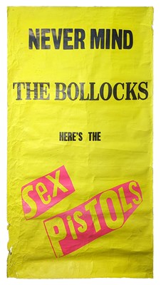 Lot 316 - Sex Pistols 1977 Never Mind The Bollocks Here's The Sex Pistols Promotional Poster (UK)