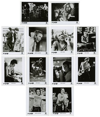 Lot 317 - The Sex Pistols 1978 Set Of 12 Warner Brothers Promotional Photographs (USA)