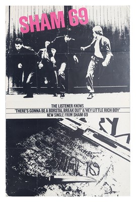 Lot 330 - Sham 69 1978 Borstal Breakout Poster (UK)