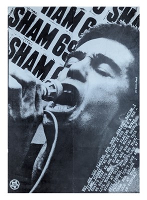 Lot 331 - Sham 69 1978 Rock Against Racism Poster (UK)