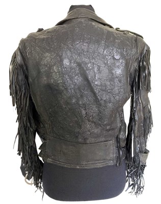 Lot 335 - Martin Degville Sigue Sigue Sputnik Worn Leather Jacket (UK)