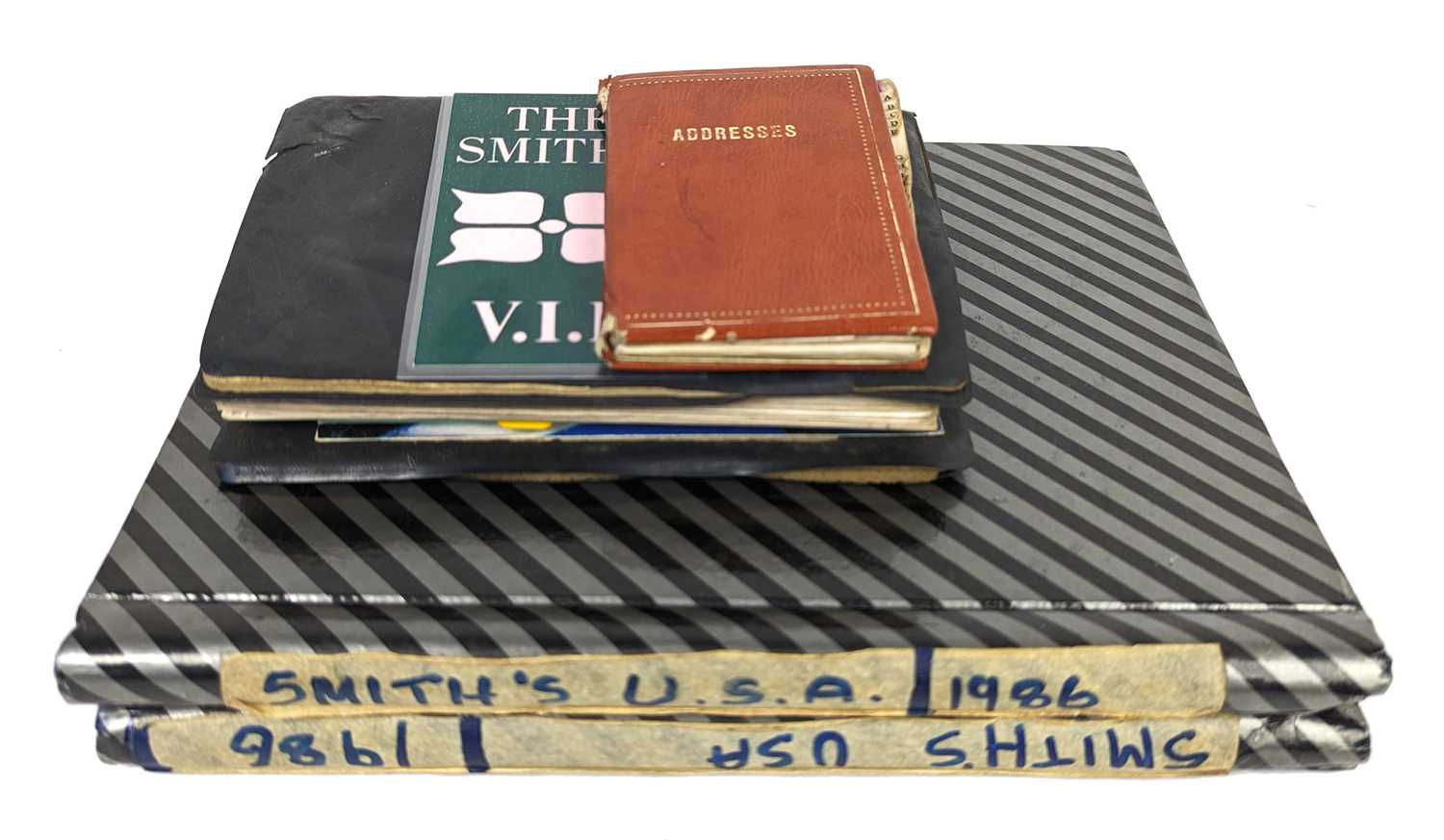 Lot 339 - The Smiths 1986 Tour Photo Albums, Diary & Address Book (USA)