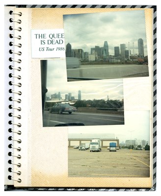 Lot 339 - The Smiths 1986 Tour Photo Albums, Diary & Address Book (USA)