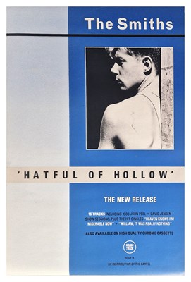 Lot 345 - The Smiths 1984 Hatful Of Hollow Promotional Poster (UK)