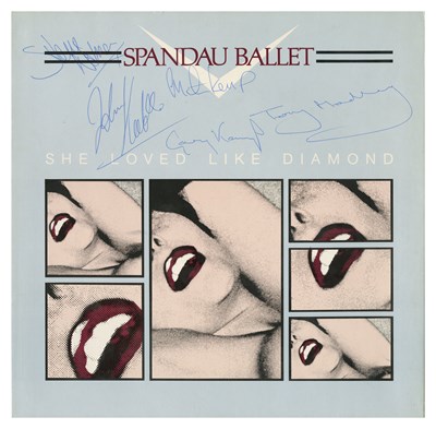 Lot 347 - Spandau Ballet Autographed She Loved Like Diamond Single Sleeve (UK)