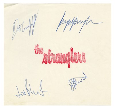 Lot 356 - The Stranglers Autographs (UK)