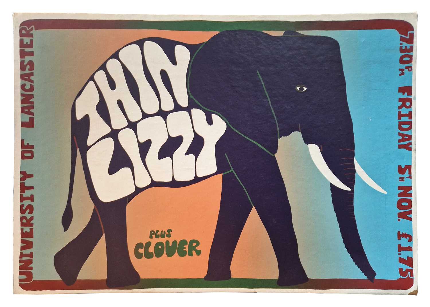 Lot 362 - Thin Lizzy 1976 Lancaster University Concert