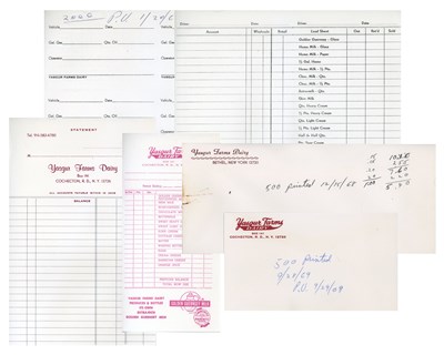 Lot 371 - Woodstock Yasgur Farms Dairy New York c.1969 Stationery (USA)