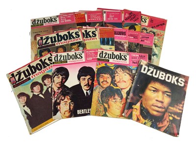 Lot 373 - Collection of 1960s/1970s Dzuboks Music Magazines (Yugoslavia)