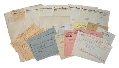 Lot 382 - Sun Records 1950s/1960s Correspondence & Invoices (USA)