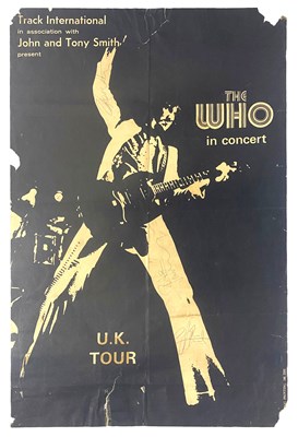 Lot 388 - The Who 1973 Autographed Tour Poster Newcastle (UK)