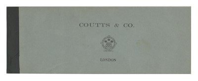 Lot 393 - Yessongs Ltd Coutts & Co London Unused Cheque Book (UK)