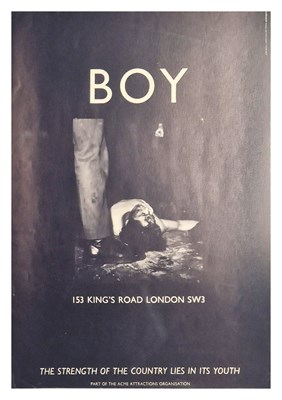 Lot 27 - Boy London 1976 Advertising Poster (UK)