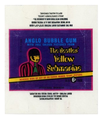 Lot 89 - The Beatles 1968 Set Of Anglo Bubble Gum Card Wrappers (UK)