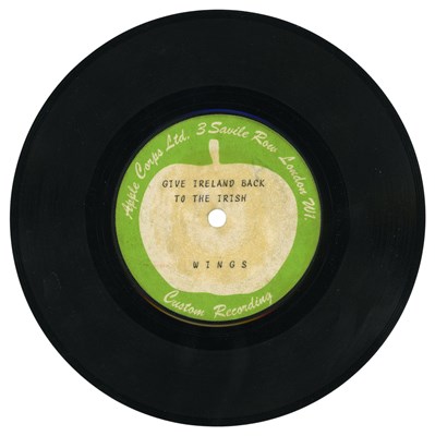 Lot 221 - Wings Give Ireland Back To The Irish 7 Inch Apple Test Pressing (UK)