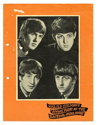 Lot 105 - The Beatles High Numbers August 1964 Blackpool Opera House Concert Programme & Two Ticket Stubs (UK)