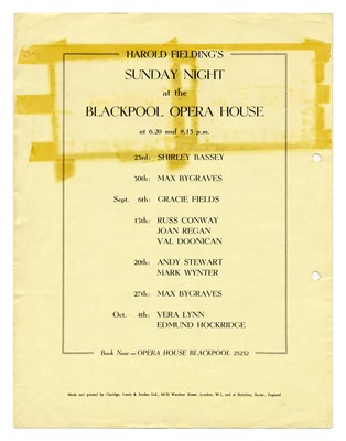 Lot 105 - The Beatles High Numbers August 1964 Blackpool Opera House Concert Programme & Two Ticket Stubs (UK)