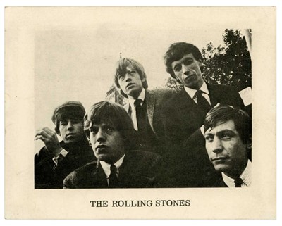 Lot 285A - The Rolling Stones 1964 Promotional Card (UK)