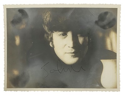 Lot 190 - John Lennon Autographed Photograph Lizzie Bravo Collection (UK)