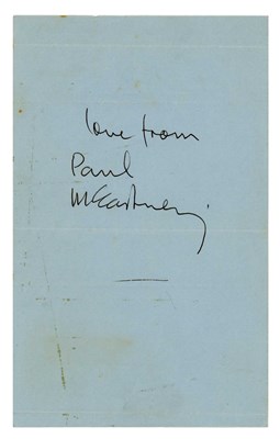 Lot 201 - Paul McCartney 1967 Autograph In Mailing Envelope Lizzie Bravo Collection (UK)