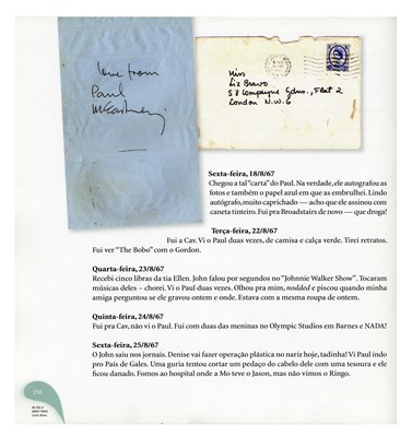 Lot 201 - Paul McCartney 1967 Autograph In Mailing Envelope Lizzie Bravo Collection (UK)