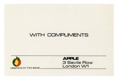 Lot 5 - Apple And Beatles Related Compliment Slips  (UK)