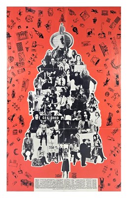 Lot 15 - Apple 1970 Exclusive In-House Christmas Poster (UK)