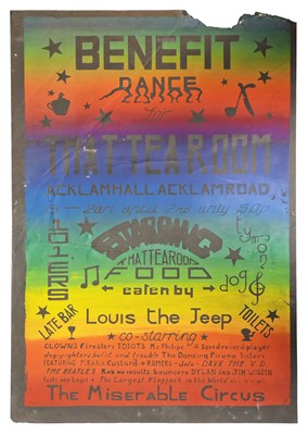 Lot 36 - Joe Strummer 101ers 1976 That Tea Room Benefit Concert Poster (UK)