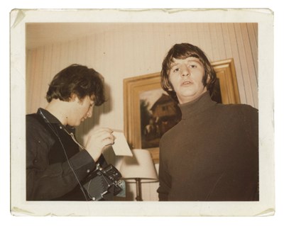 Lot 35 - John Lennon & Ringo Starr 1965 Personal Vintage Photograph (UK)