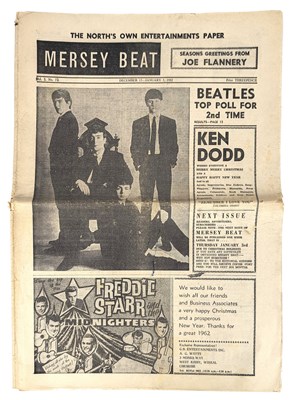 Lot 40 - Mersey Beat Music Paper Volume 2 No 36. The 1963 Beatles Poll Winner's Issue (UK)