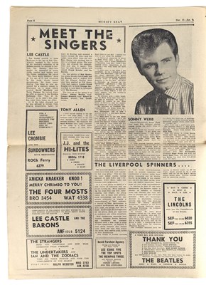 Lot 40 - Mersey Beat Music Paper Volume 2 No 36. The 1963 Beatles Poll Winner's Issue (UK)