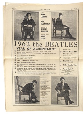 Lot 40 - Mersey Beat Music Paper Volume 2 No 36. The 1963 Beatles Poll Winner's Issue (UK)