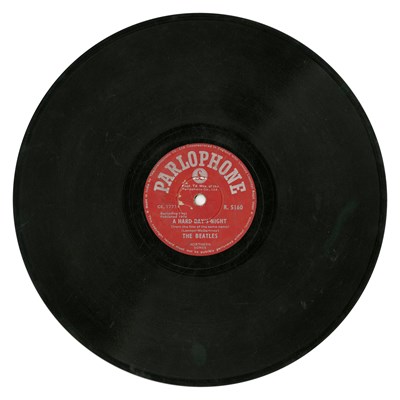 Lot 43 - The Beatles A Hard Day’s Night / Things We Said Today Parlophone Records 78 RPM (India)