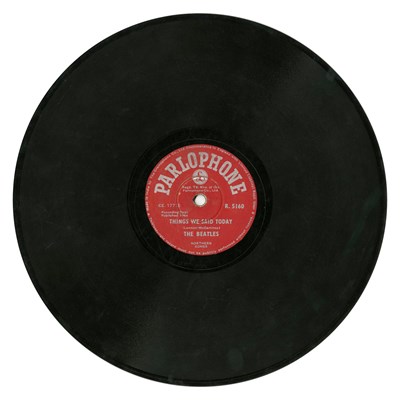 Lot 43 - The Beatles A Hard Day’s Night / Things We Said Today Parlophone Records 78 RPM (India)
