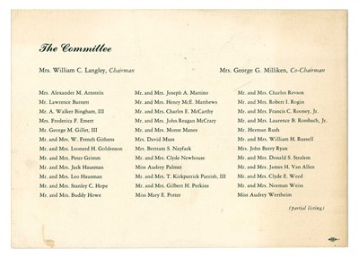 Lot 44 - Invitation To Attend An Evening With The Beatles New York 1964 (USA)