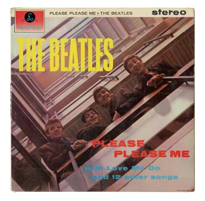 Lot 49 - The Beatles Please Please Me Black Gold Stereo LP PCS 3042 (UK)