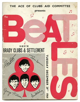 Lot 50 - The Beatles For Brady 1964 Hammersmith Odeon Concert Programme (UK)