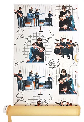 Lot 57 - The Beatles 1960s Crown Wallpaper Roll (UK)