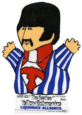 Lot 59 - Ringo Starr Yellow Submarine Liquorice Glove Puppet (UK)