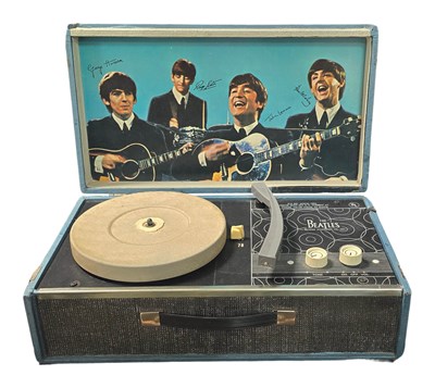 Lot 60 - The Beatles 1964  Limited Edition Portable Record Player And Original Box (USA)