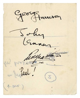 Lot 61 - The Beatles 1963 Autographs (UK)